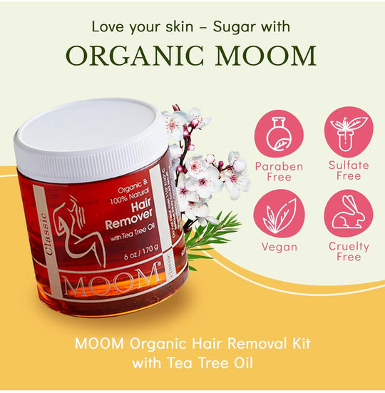 Organic Hair Removal Glaze® with Tea Tree Oil