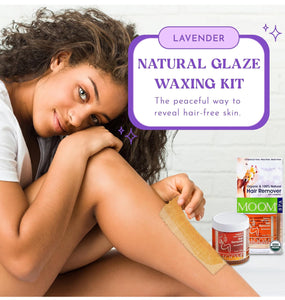 Organic Hair Removal Glaze® with Lavender (2 Pack)
