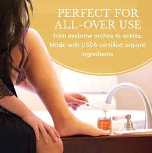Organic Hair Removal Glaze® with Tea Tree Oil